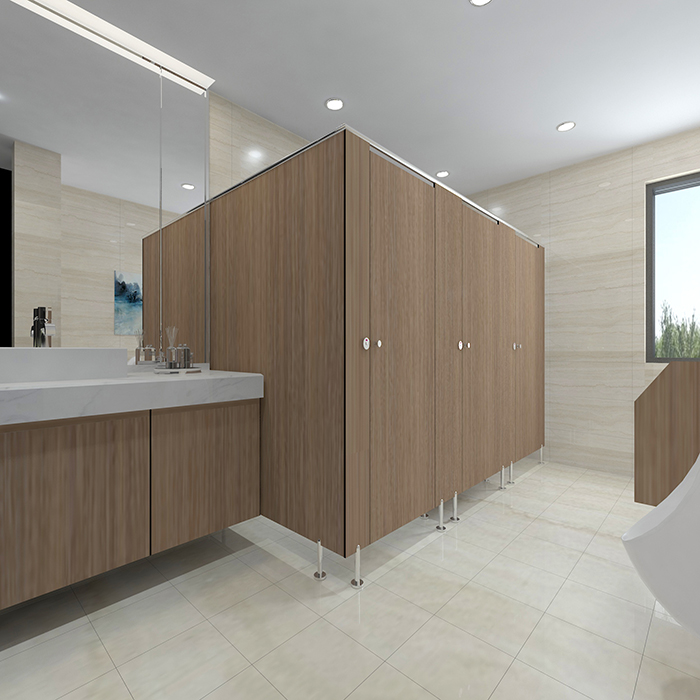 12mm Compact Laminate Bathroom Cubicle for Public Restrooms